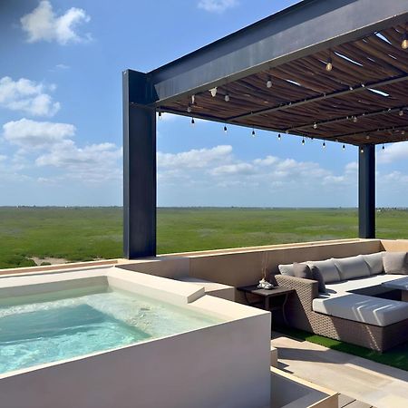 Penthouse Privado En Tulumアパートメント エクステリア 写真