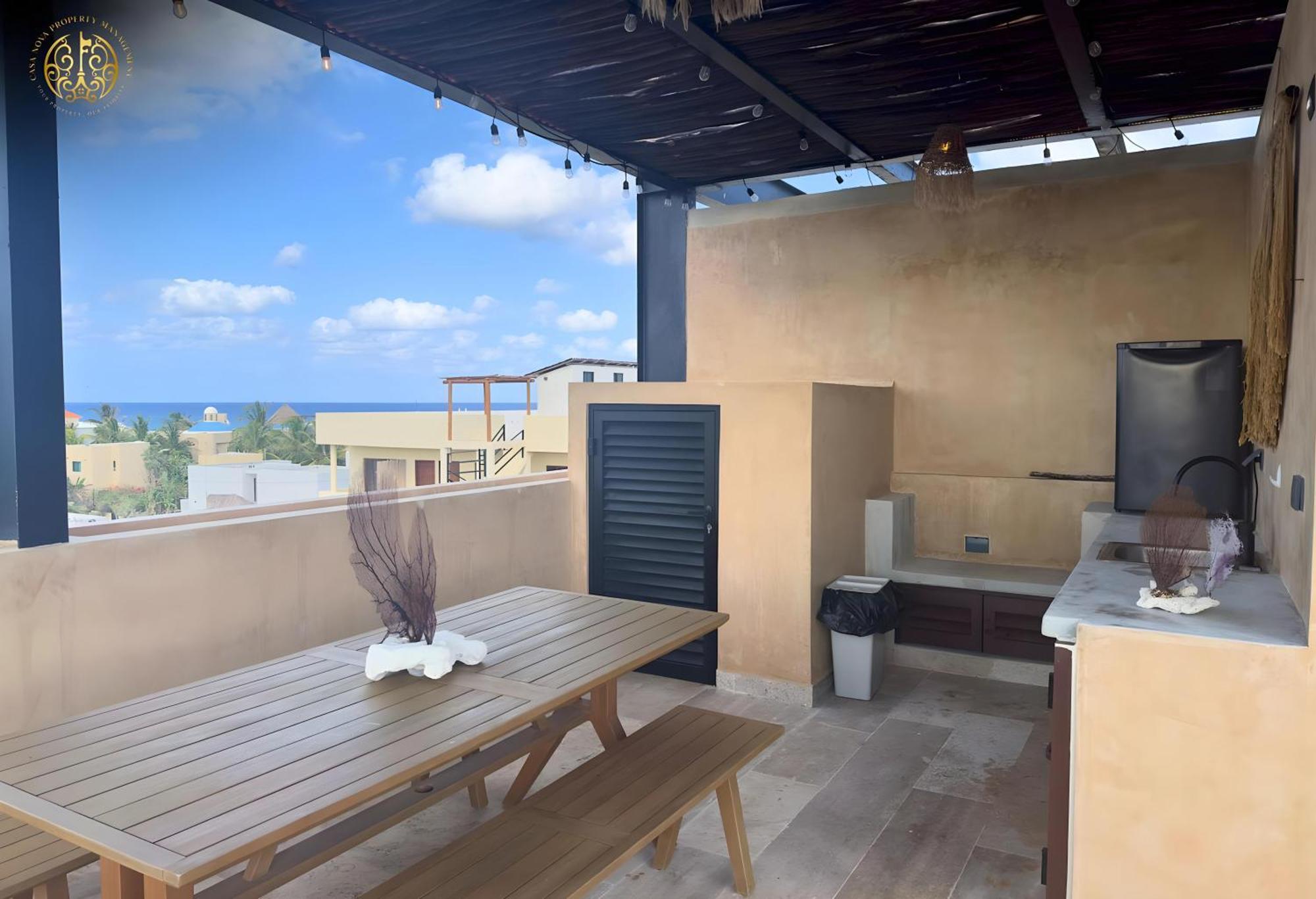 Penthouse Privado En Tulumアパートメント エクステリア 写真