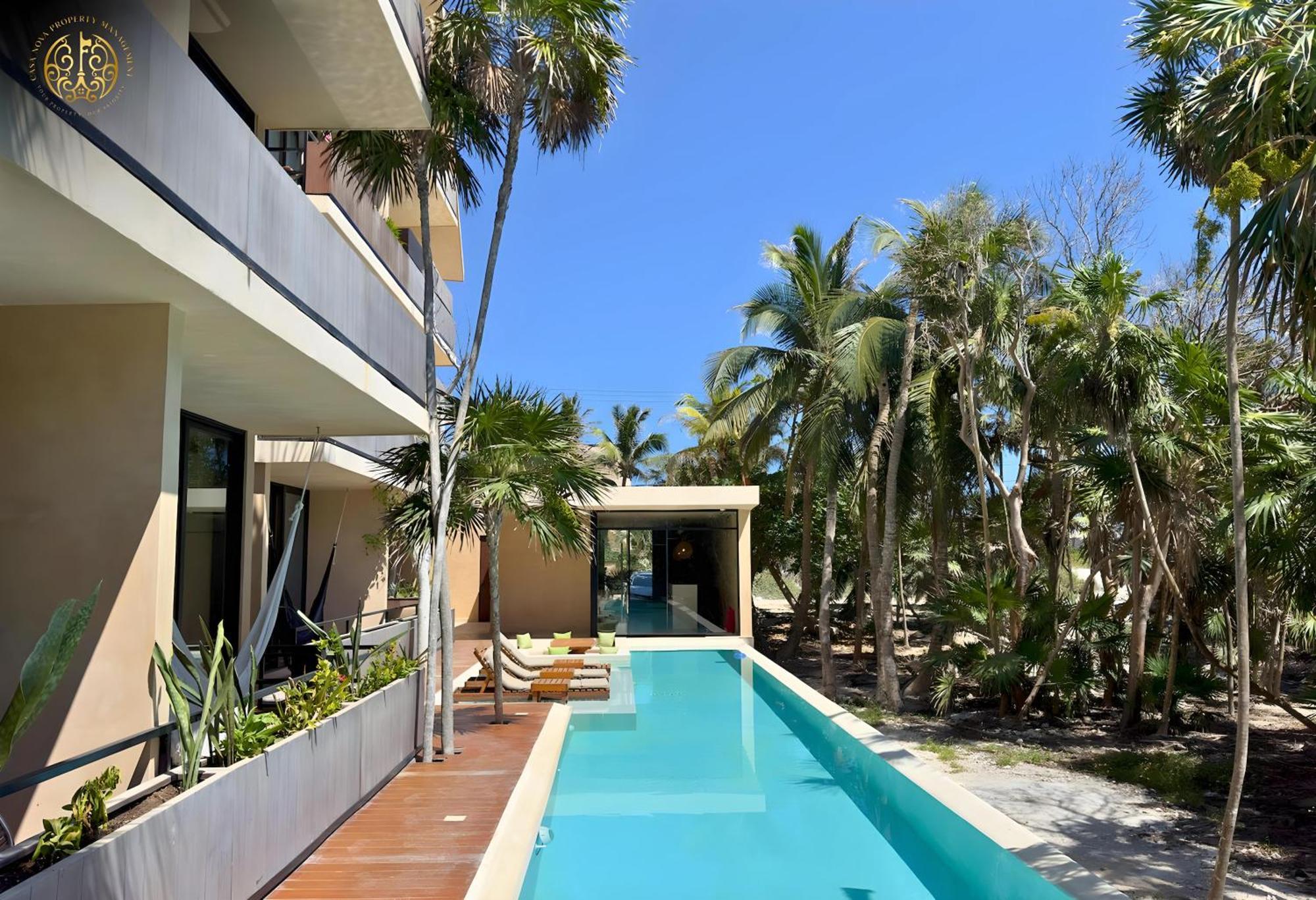 Penthouse Privado En Tulumアパートメント エクステリア 写真