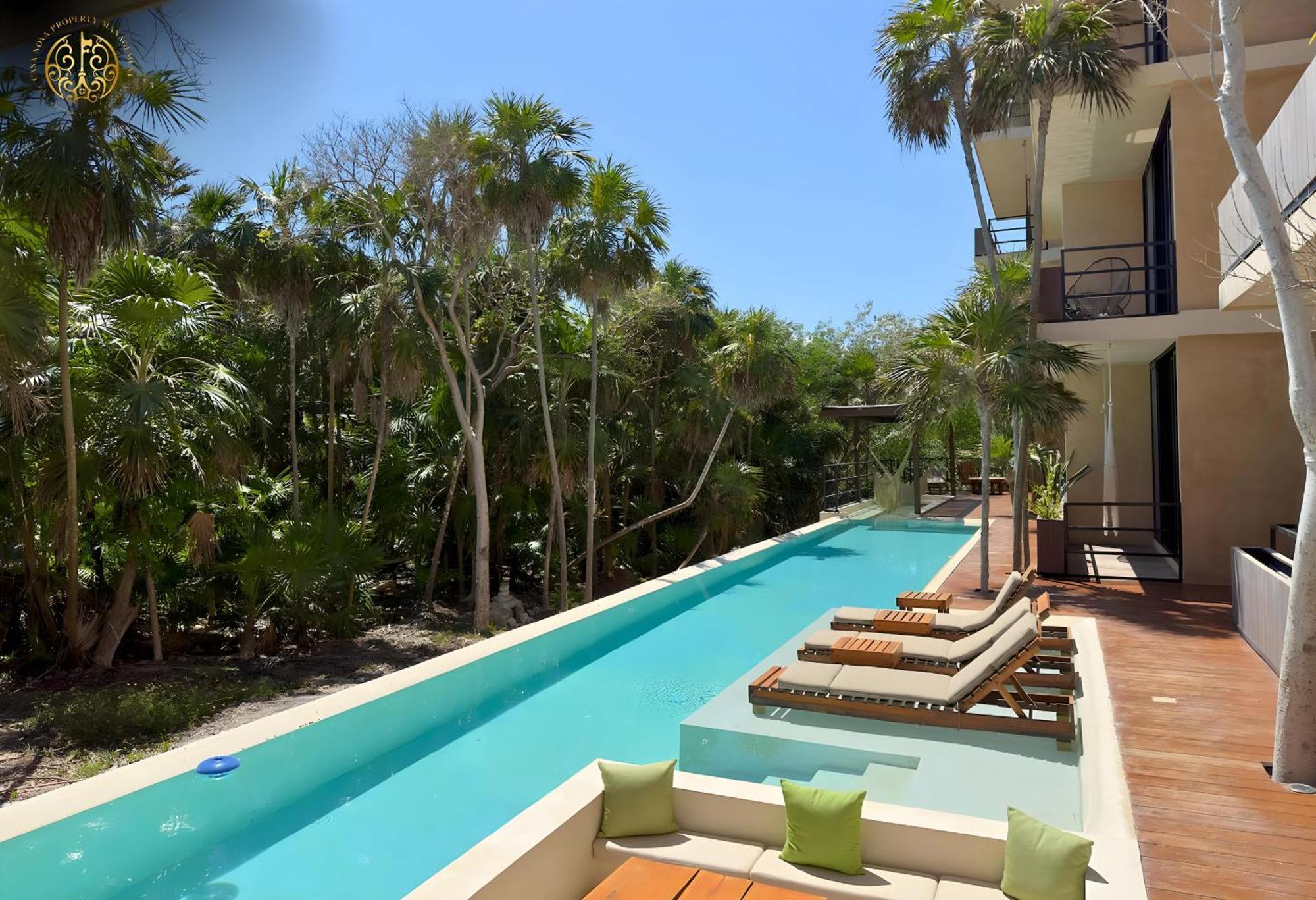 Penthouse Privado En Tulumアパートメント エクステリア 写真
